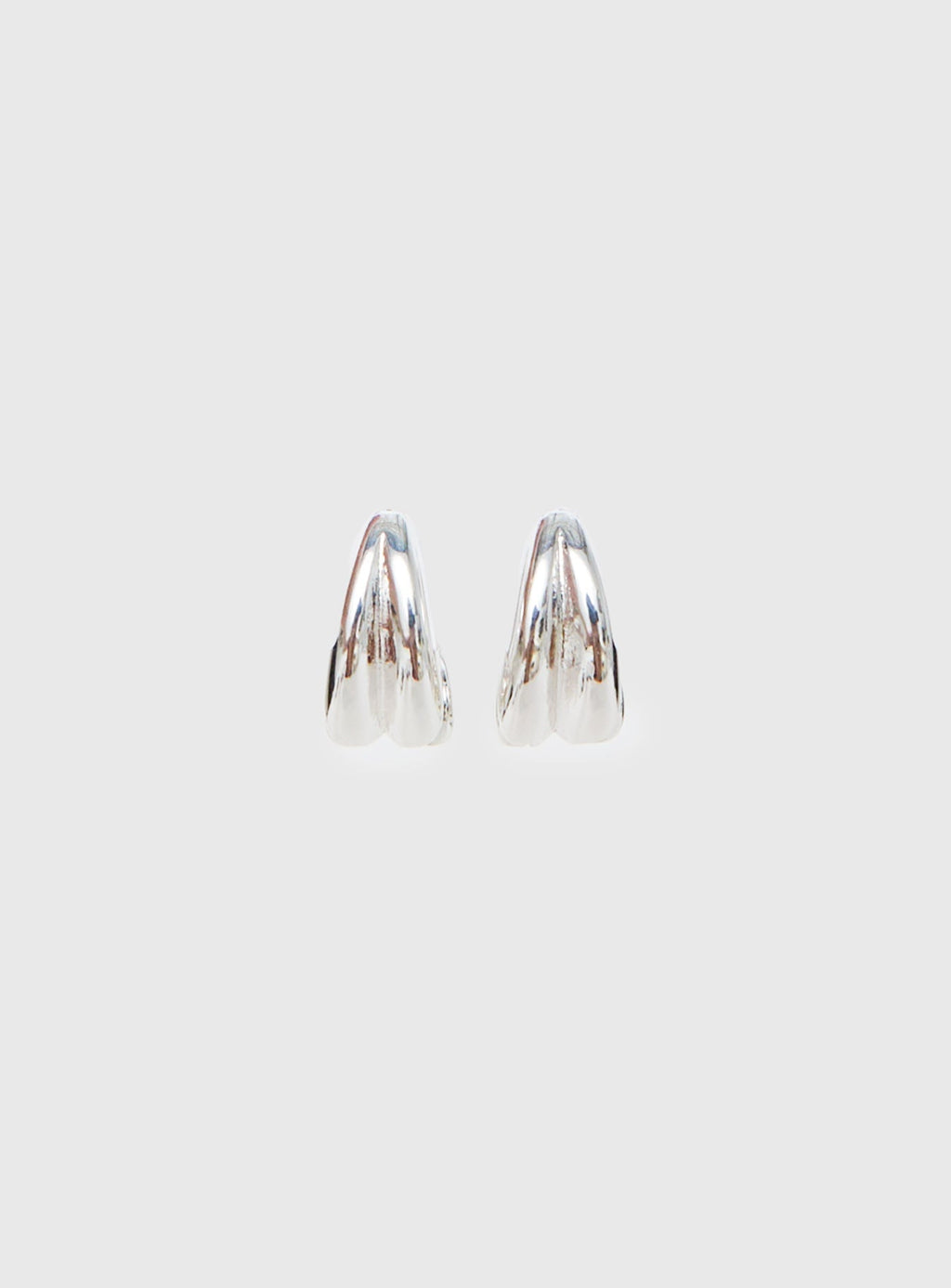 Film Noir Earrings Silver