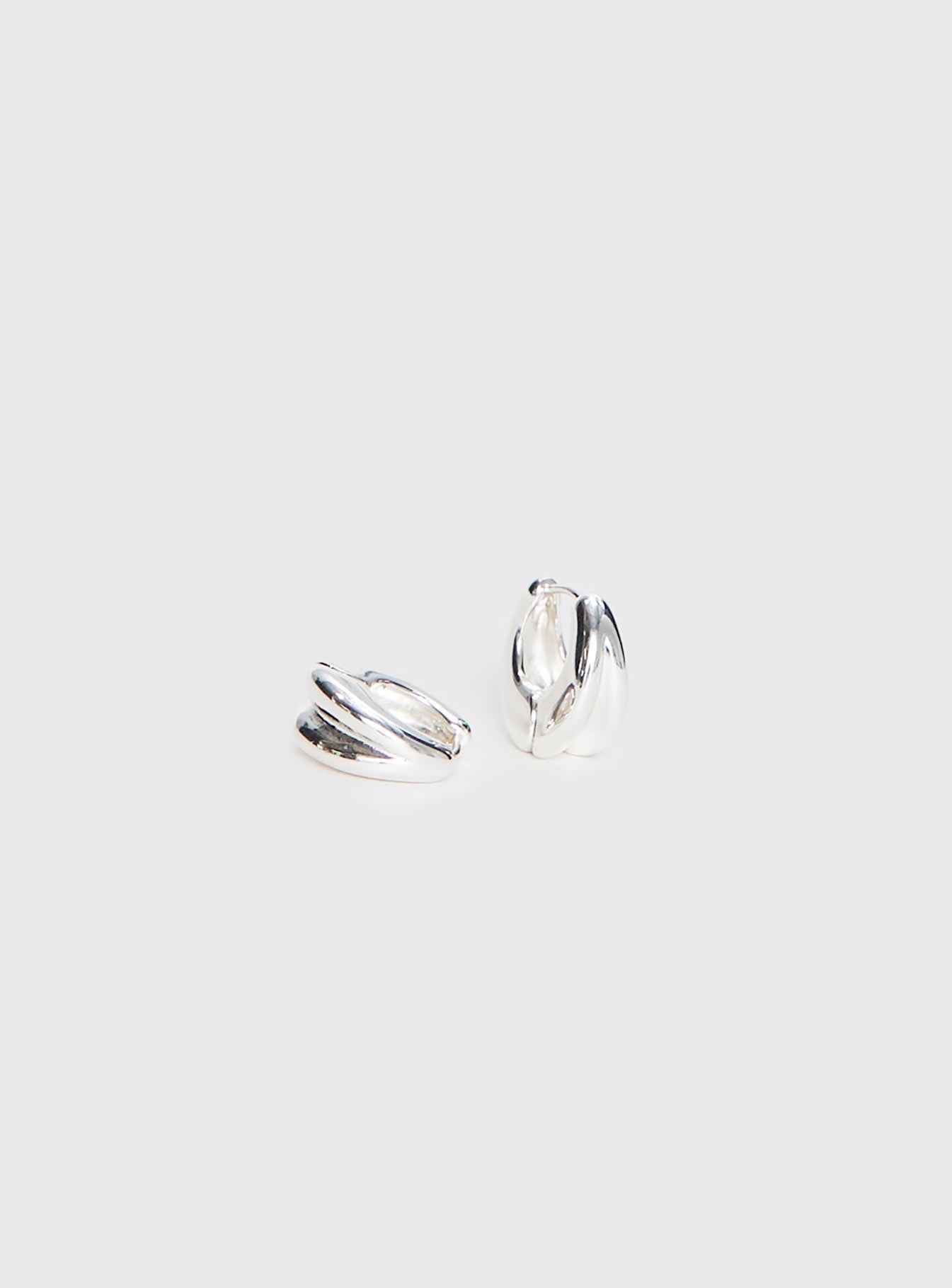 Film Noir Earrings Silver